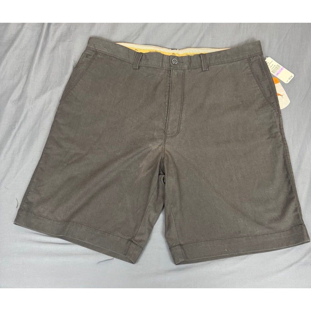 Tommy Bahama Ashore Thing Shorts 38 Bean Brown Cotton Tencel T8378 NWT (flaw)